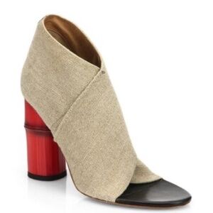 Acne Studios Canvas D'Orsay Pumps, Size 37/US 7